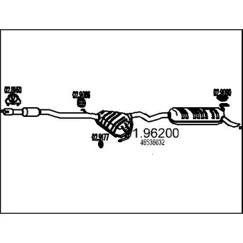 Auto-moto Zadní tlumič výfuku MTS 01.96200