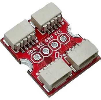 Elektronická stavebnice LaskaKit μŠup 4x na DIP adaptér