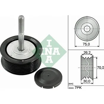 Auto-moto Vratná/vodicí kladka, klínový žebrový řemen Schaeffler INA 532 0792 10