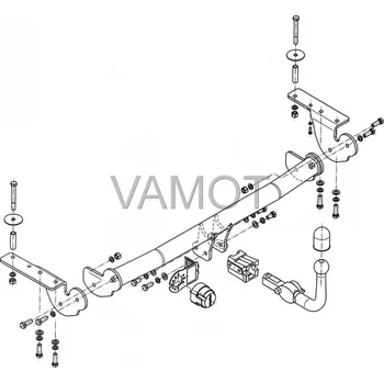 Auto-moto Tažné zařízení Toyota Avensis 4/5D (T25) (2003 - 2009) (5387)