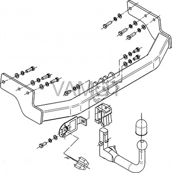 Tažné zařízení Tažné zařízení Mazda CX-9 (americká verze) (2007 - 2012) (3771)