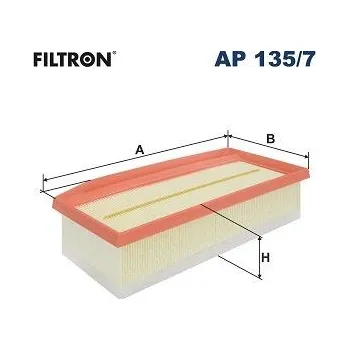 Filtr do auta Vzduchový filtr FILTRON AP 135/7