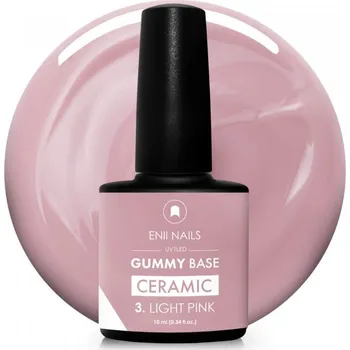 Umělé nehty Enii-nails Gummy Base Ceramic 03 Light pink 10 ml Enii