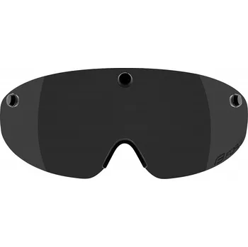 Chránič hlavy sklo náhradní k přilbě FORCE WASP, černé laser