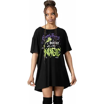 Dámské pyžamo šaty dámské (tričko/pyžamo) KILLSTAR - Magic Rest - Black - S