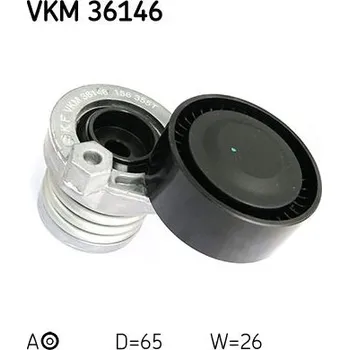 Napínák, žebrovaný klínový řemen SKF VKM 36146