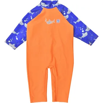 Dětská móda Splash About Plážová UV kombinéza pro děti Žralok Vel. M (3-6 měs.)