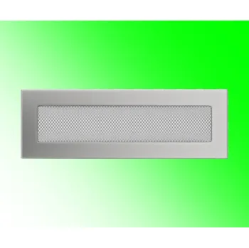 Krbová obestavba KRATKI Mřížka 11x32 nerez - ventilační krbová mřížka
