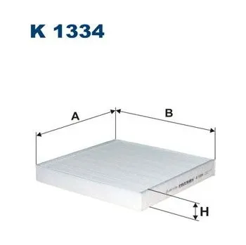 Klimatizace automobilu Filtr, vzduch v interiéru FILTRON K 1334