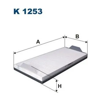 Autodíl Filtr, vzduch v interiéru FILTRON K 1253