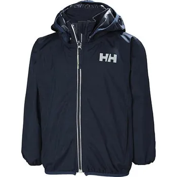 Chlapecká bunda Dětská nepromokavá bunda Helly Hansen K Helium packable jacket navy - SBALITELNÁ velikost 134