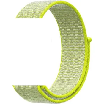Příslušenství k chytrým hodinkám Nylonový provlékací sportovní řemínek pro Apple Watch 38/40/41/42mm Barva: Neonově zelená, Typ: 23