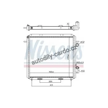 Chladič motoru Chladič motoru NISSENS 63947