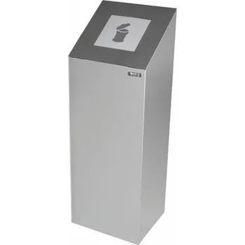 Venkovní odpadkový koš Ocelový odpadkový koš na tříděný odpad ALTEA box - 60 l