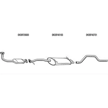 Zadní díl výfuku zadní díl výfuku Bosal 436-299