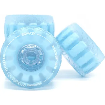 Longboard Exway X1 Cloud Wheel 105mm (modrá, 4ks)