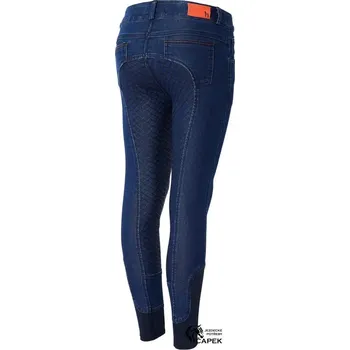 Jezdecké kalhoty Dětské rajtky Horze -ALLISON- - Riflové - 140