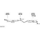 střední tlumič výfuku Bosal 285-385