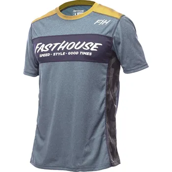 cyklistický dres Fasthouse Classic Acadia Jersey Heather Indigo Velikost: L