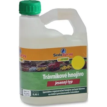Hnojivo Sedospray trávník podzim 950 ml náhrada (bez aplikátora), Hnojiva