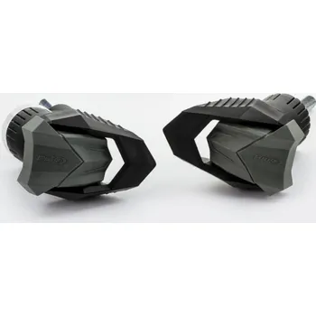 Pádové protektory rámu PUIG R19 6560N černý s šedou gumou