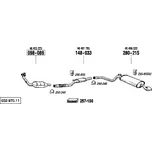 zadní tlumič výfuku Bosal 280-215