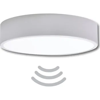 Stropní svítidlo s čidlem Temar CLEO 400 SR stříbrná IP20