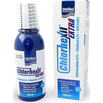 Ústní voda Chlorhexil EXTRA CHX 0,20, Triclosan 0,1 + CPC 0,05 ústní voda 250 ml