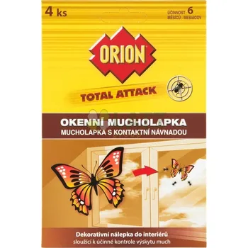 Orion total attack okenní mucholapka 4ks