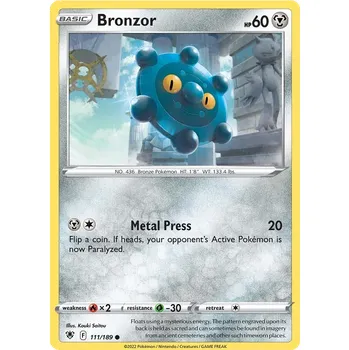 Sběratelská karetní hra Bronzor 111/189 - Astral Radiance Typ karty: Non-Holo