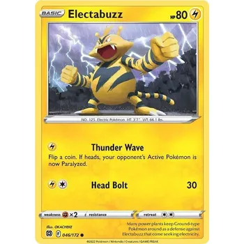 Karetní hra Electabuzz - 46/172 - Brilliant Stars Typ karty: Non-Holo