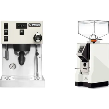 Kávovar Rancilio Silvia PRO X, white + Eureka Mignon Perfetto, CR white
