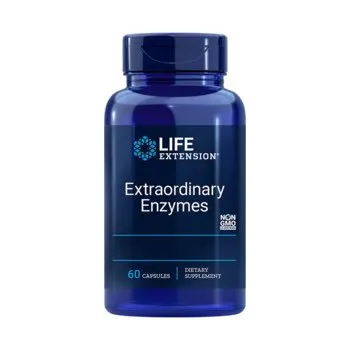 Zdraví Life Extension Extraordinary Enzymes Doplněk stravy s trávicími enzymy 60 ks, kapsle, 200 mg