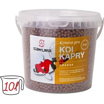 Krmivo pro rybičky Orange - 6 mm kbelík 10 l (4400 g) krmivo pro koi