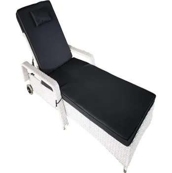 Zahradní sestava Zahradní ratanové lehátko DIANA TRS01 šedá