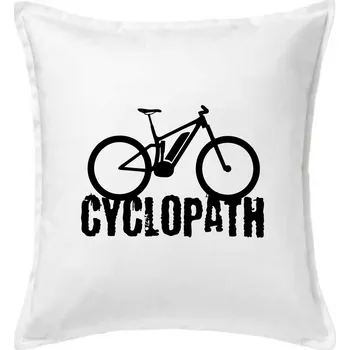 Polštář Cyclopath ebike - Polštář 50x50 - 50x50 - Pouze potah ( Bílá )