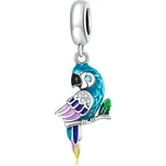 Elenys stříbrný přívěsek Exotický papoušek