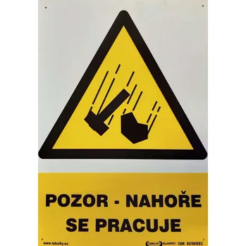 Tabulka Nahoře se pracuje A4 Pvc