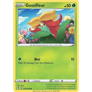 Karetní hra Gossifleur 015/203 - Evolving Skies Typ karty: Non-Holo