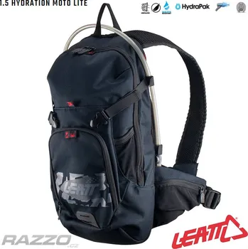 Sportovní batoh Picí batoh Leatt MOTO Lite 1.5 Hydration Pack Black