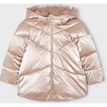 Dívčí bunda Bunda zimní prošívaná lesklá zlatá MINI Mayoral velikost: 134