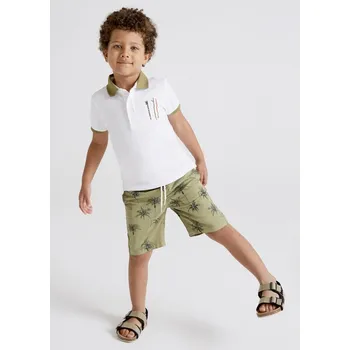 Chlapecké kraťasy Chlapecké plátěné kraťasy Mayoral 3263 Velikost: 4 roky (104 cm)