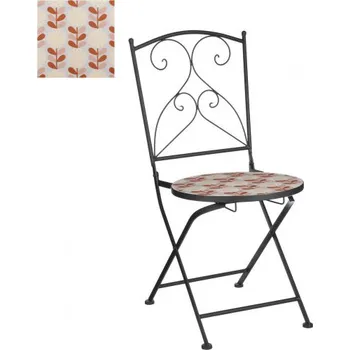 Zahradní kovová židle, AMARA, vícebarevná