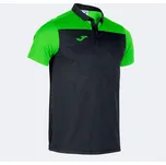 Polokošile Joma Crew III černá/fluo zelená (XXL)