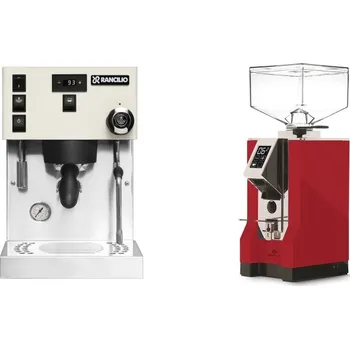 Kávovar Rancilio Silvia PRO X, white + Eureka Mignon Specialita, CR…