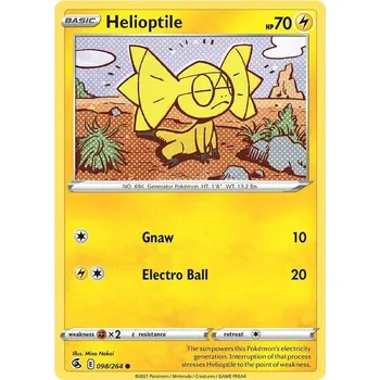 Sběratelská karetní hra Helioptile 098/264 - Fusion Strike Typ karty: Non-Holo