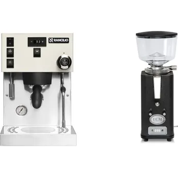 Kávovar Rancilio Silvia PRO X, white + ECM S-Automatik 64, anthracite