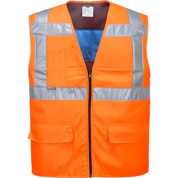 PORTWEST HiVis ochlazující vesta s bambusem Velikost: 2XL/3XL, Barva: oranžová