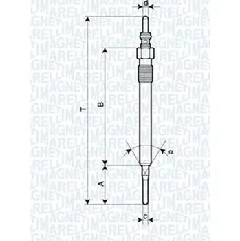 Autoelektrika Žhavicí svíčka MAGNETI MARELLI 062900061304