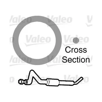 Chladič motoru Těsnění, potrubí chladiva VALEO 509145